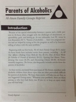 Parents of Alcoholics – timely reprint (R-18)