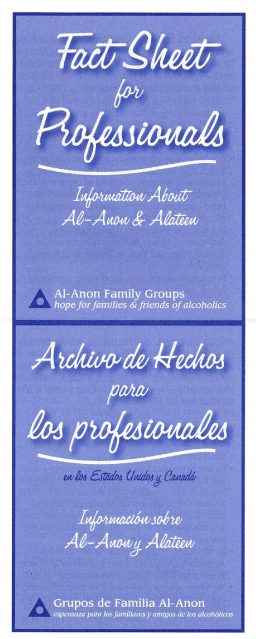 Archivo de Hechos para los profesionales/ Fact Sheet for Professionals (bilingual)   (S-37)