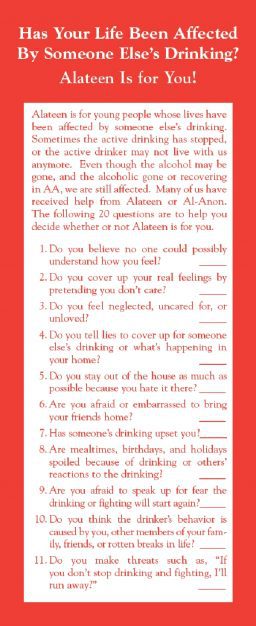 Alateen, Is It for You? (S-20)