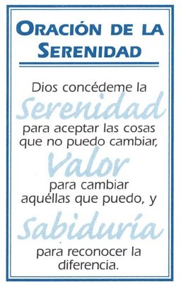 Oracion de la Serenidad (SM-26)
