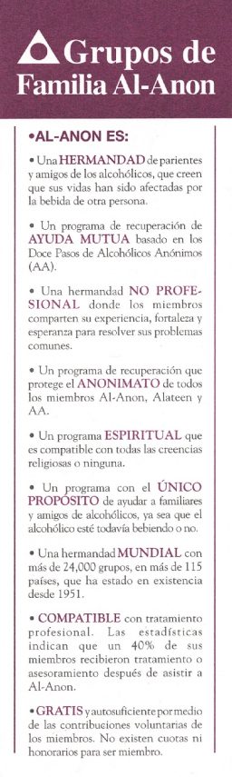 Lo Que Es Y No Es Al-Anon/Alateen (SM-44)
