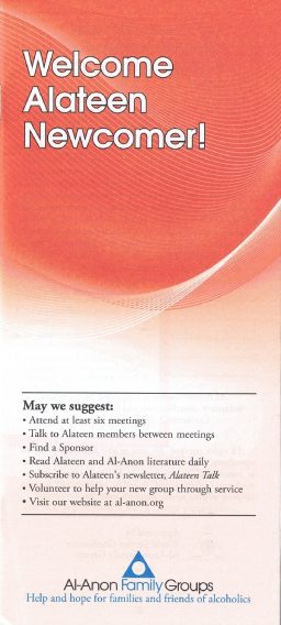 Alateen Newcomer Packet (K-18)