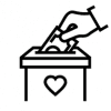graphic of a loving donation