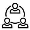 graphic of people meeting